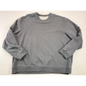 Everlane Gray Organic Cotton Crewneck Sweatshirt Men’s XXL Minimalist Pullover